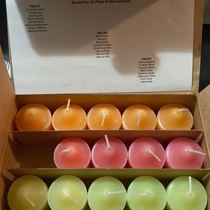 Beach Fun Partylite votive sampler